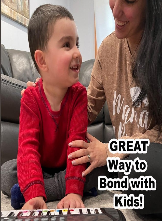 The HAPPY PIANO KIT for Memory. Color Stickers & Song Activity Kit for Kids - Booklet w/12 Songs, 3 Coding Sticker Sets, Reward Stickers, Easy 2 Follow, Ages 4 & up. Digital Baby Shark Lesson - Image 5